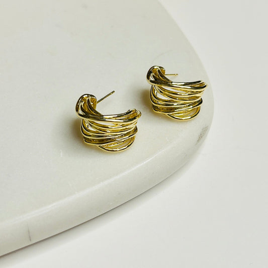 Earrings 14 Gold Plated