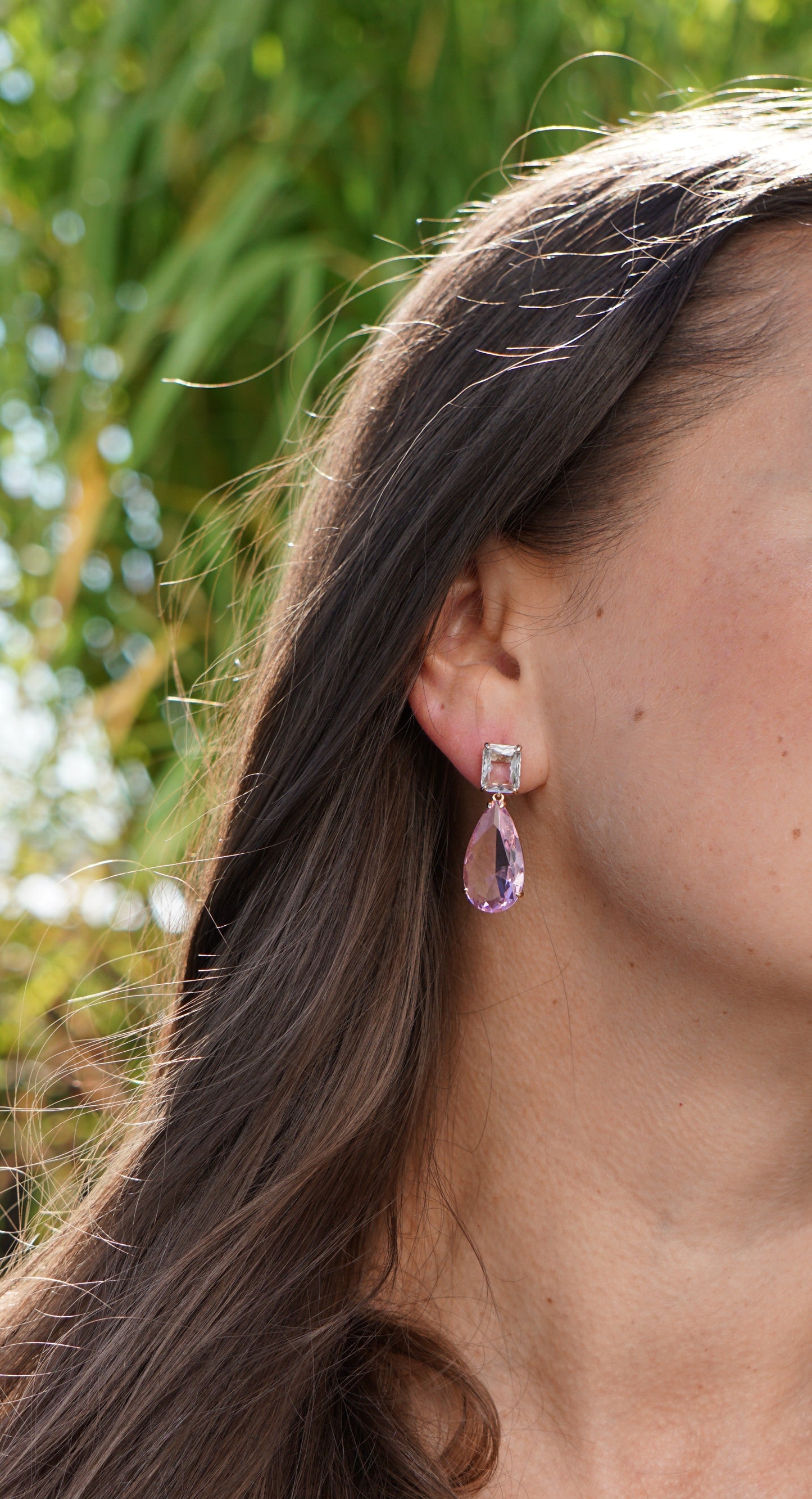 Pink Radiance | Evening Earrings |