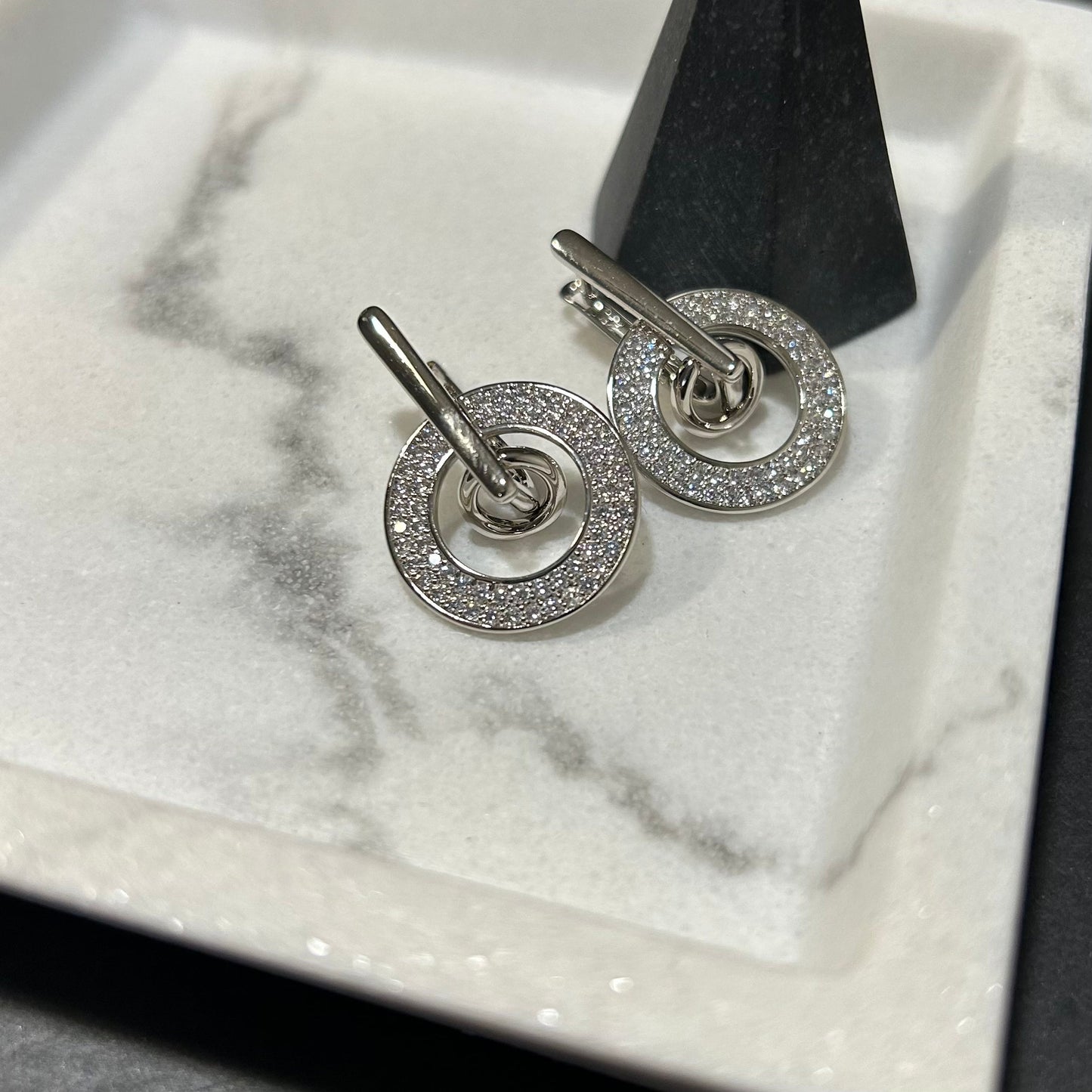 Earrings silver color