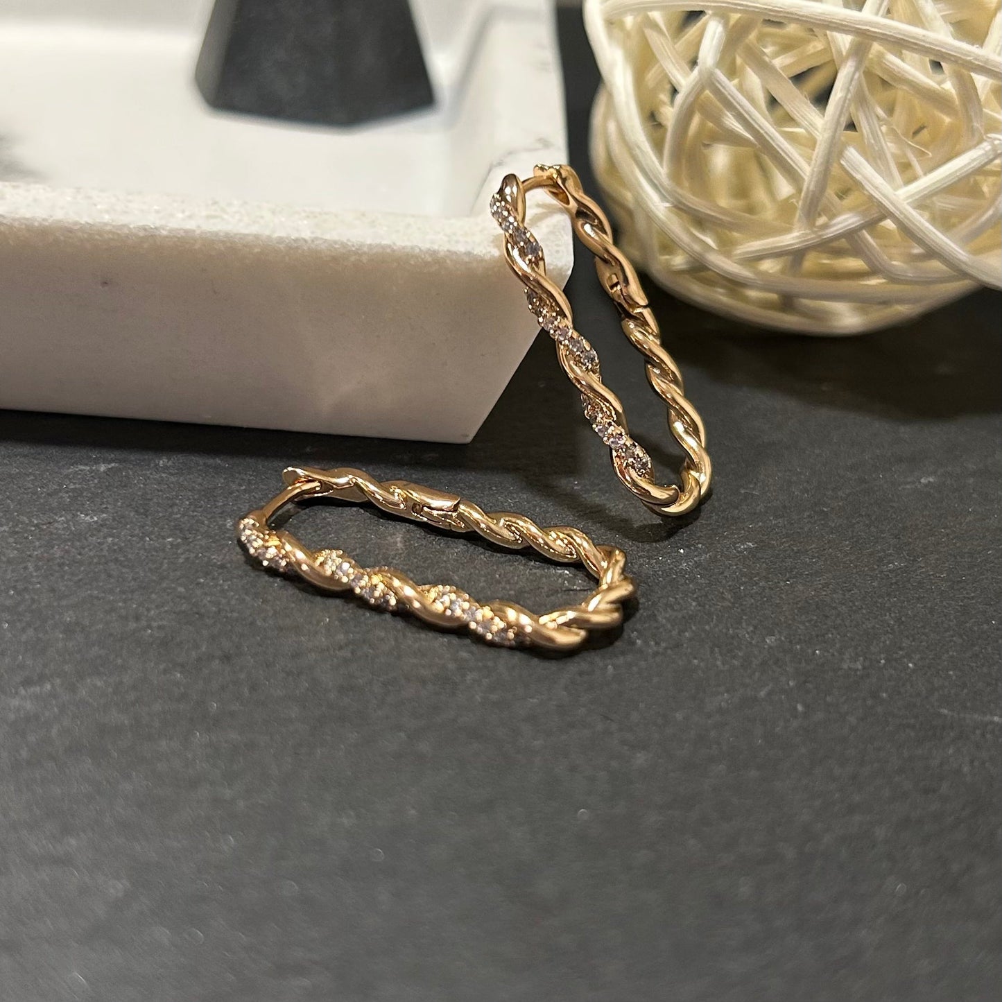 Earrings Braid